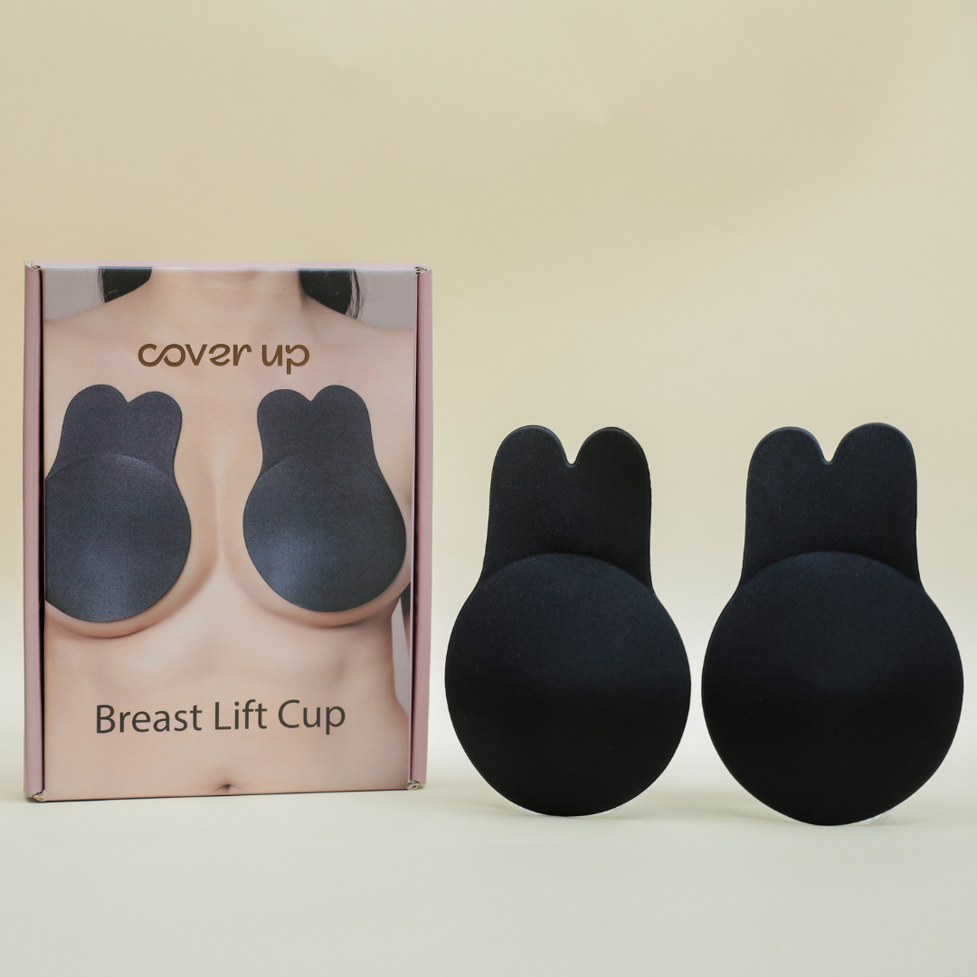 Lift Up Cup With 2 Pairs of Nipple Pasties
