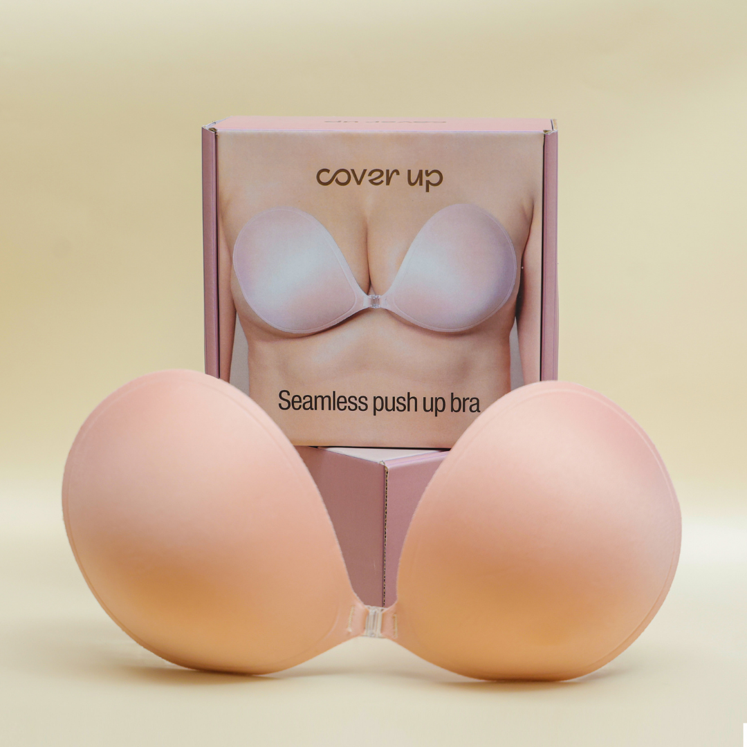 Seamless Bra With Free Nipple Pasties