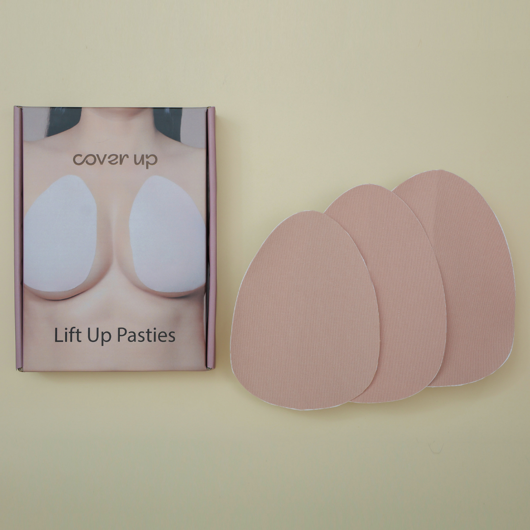 Lift Up Pasties (3 Pairs) With 3 Pairs of Nipple Pasties