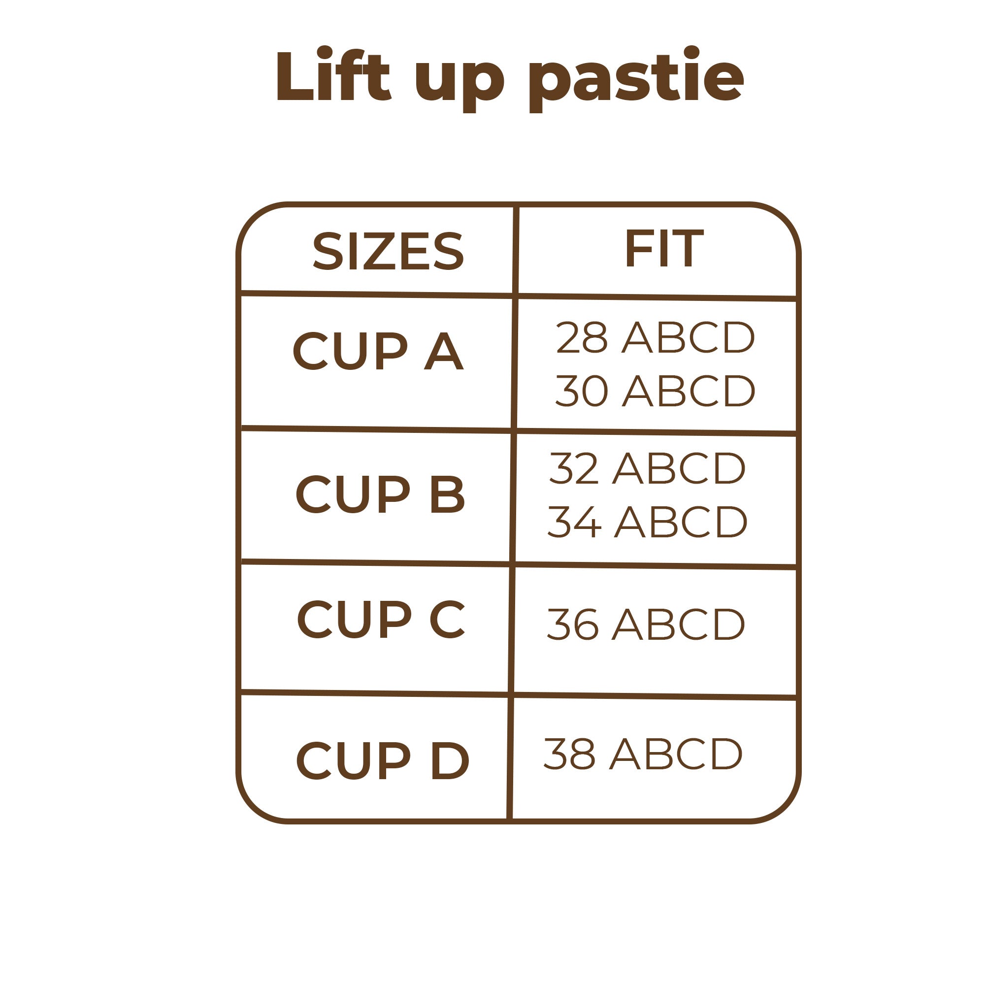 Lift Up Pasties (3 Pairs) With 3 Pairs of Nipple Pasties
